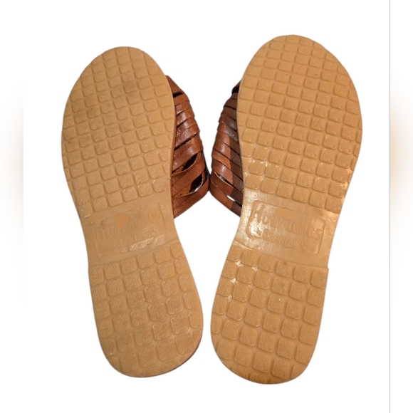 Bearpaw - Women's Rosa Sandals Slip-on Peep-toe Style Woven Leather - Picture 7 of 7